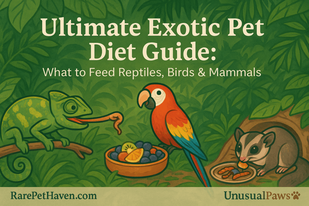 Exotic Pet Diet Guide: