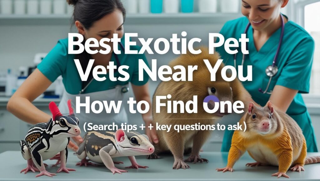 Best Exotic Pet Vets Near You: How to Find One (Search Tips + Key Questions to Ask)